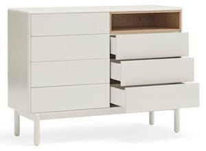 Kremowa komoda 120x90x40 cm Corvo – Teulat