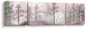 Obraz lasu (170x50 cm)