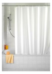 Biała zasłona prysznicowa Wenko Simpler, 180x200 cm