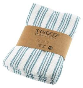Komplet 4 niebieskich bawełnianych ścierek Tiseco Home Studio, 50x70 cm