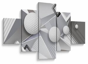 Geometryczny abstrakcyjny obraz (125x70 cm)