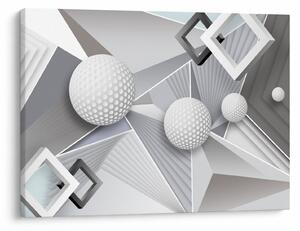 Geometryczny abstrakcyjny obraz (70x50 cm)