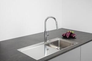Bateria kuchenna stojÄ ca FRANKE Pescara Slide-In z wyciÄ ganÄ wylewkÄ Chrom 115.0538.940