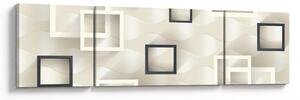Geometryczny abstrakcyjny obraz (170x50 cm)