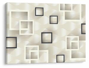Geometryczny abstrakcyjny obraz (70x50 cm)