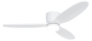 Inteligentny wentylator sufitowy biały 132 cm z LED CCT i pilotem - Sofio