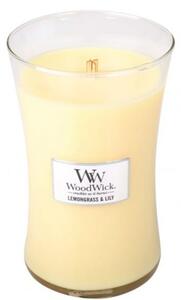 Świeca zapachowa WoodWick Core L - Lemongrass & Lily - Cytrusowa Lilia