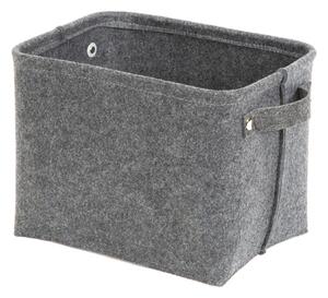 Szary filcowy koszyk Compactor Felt Basket, 29x24 cm