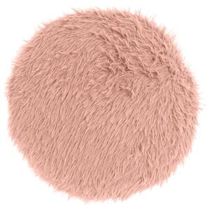 Okrągła poduszka dekoracyjna MATS 40 cm, różowa