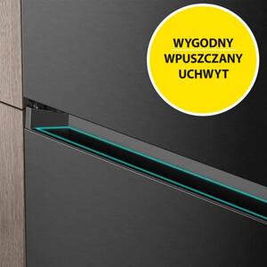 Lodówka HISENSE RB3K330SAFC 330l ExtraSpace 35dB No frost 185cm do obudowy WiFi Connectlife Czarna Metal Cooling