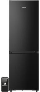 Lodówka HISENSE RB3K330SAFC 330l ExtraSpace 35dB No frost 185cm do obudowy WiFi Connectlife Czarna Metal Cooling