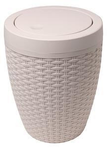 Kremowy kosz łazienkowy Addis Rattan Bath Bin Calico, 5 l