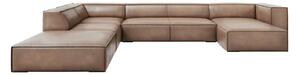 Jasnobrązowy skórzany narożnik (lewostronny) Madame – Windsor & Co Sofas