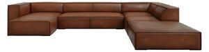 Koniakowy skórzany narożnik (prawostronny) Madame – Windsor & Co Sofas
