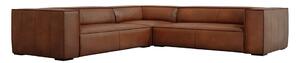 Koniakowy skórzany narożnik (róg zmienny) Madame – Windsor & Co Sofas