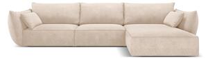 Beżowy narożnik (prawostronny) Vanda – Mazzini Sofas