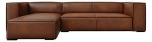 Koniakowy skórzany narożnik (lewostronny) Madame – Windsor & Co Sofas