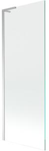 Parawan nawannowy jednolity Mexen Next L 70 x 150 cm, przezroczysty, chrom - 895-070-000-03-00-01