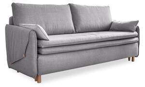 Jasnoszara rozkładana sofa 207 cm Simon – Miuform