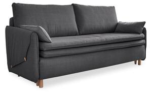 Ciemnoszara rozkładana sofa 207 cm Simon – Miuform