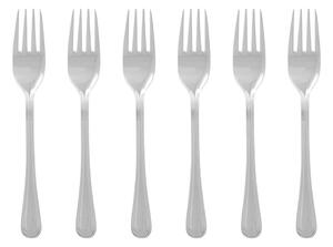 Widelczyki deserowe zestaw 6 szt. ze stali nierdzewnej w kolorze srebra Classic – Premier Housewares
