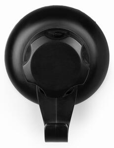Black Friday - Zestaw 4 czarnych samoprzylepnych haczyków ściennych Compactor Bestlock Black Small Hooks, ⌀ 5,4 cm