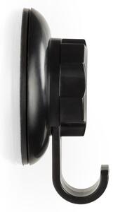 Black Friday - Zestaw 4 czarnych samoprzylepnych haczyków ściennych Compactor Bestlock Black Small Hooks, ⌀ 5,4 cm