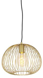 Zestaw 5 x designerska lampa wisząca złota - Wire Oswietlenie wewnetrzne