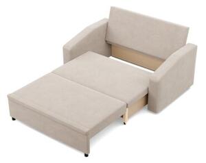 Sofa z funkcjÄ spania, BLOM, velvet, 148x87x90 cm, beÅ¼owy | TYLETEGOTU