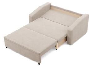 Sofa z funkcjÄ spania, BLOM, velvet, 148x87x90 cm, beÅ¼owy | TYLETEGOTU