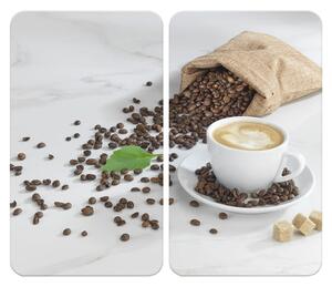 Płyty ochronne na kuchenkę ze szkła hartowanego zestaw 2 szt. 52x30 cm Café Aromatica – Maximex