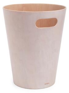Beżowy biurowy kosz na śmieci 7,5 l Woodrow – Umbra