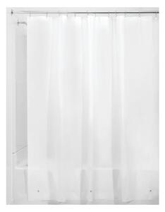 Biała zasłona prysznicowa iDesign PEVA Liner, 183x183 cm