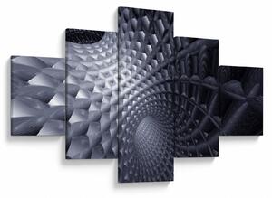 Obraz - Abstrakcja 3D (125x70 cm)