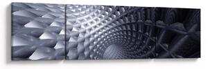 Obraz - Abstrakcja 3D (170x50 cm)
