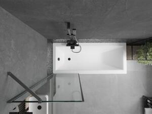 Mexen Next parawan nawannowy 1-skrzydłowy 60 x 150 cm, czarna ramka, gun metal - 895-060-000-00-70-95