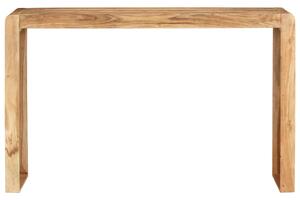 Stolik konsolowy, 120 x 30 x 76 cm, lite drewno akacjowe