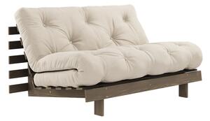 Beżowokremowa rozkładana sofa 140 cm Roots – Karup Design
