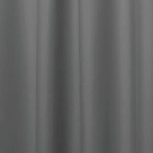 Szara zasłona prysznicowa iDesign, 183x183 cm