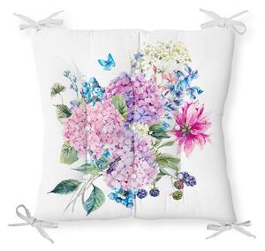 Poduszka na krzesło z domieszką bawełny Minimalist Cushion Covers Bouquet, 40x40 cm