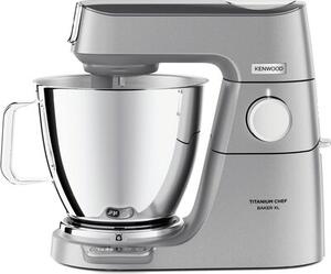Robot kuchenny planetarny KENWOOD Titanium Chef Baker XL KVL85.704SI (2 misy) z wagą, malakserem i krajarką