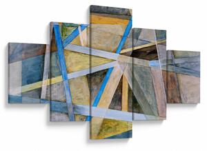 Obraz - Abstrakcja (125x70 cm)