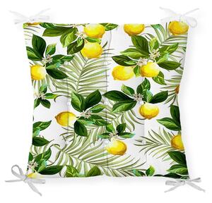 Poduszka na krzesło z domieszką bawełny Minimalist Cushion Covers Lemon Tree, 40x40 cm