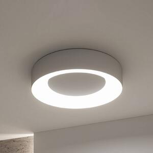 Paulmann Lampa sufitowa Smart LED Casca, aluminium, Ø 40 cm, RGBW, IP44 możliwość ściemniania, aluminiowy / szary / cynkowy, salon / jadalnia, metal, nowoczesny