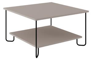 Szary stolik 80x80 cm Tonka – Marckeric
