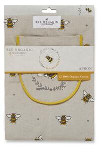 Beżowo-żółty bawełniany fartuch Cooksmart ® Bumble Bees