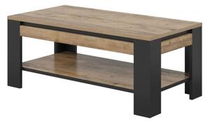 Stolik kawowy DADES 120x60 dÄ b samdal/czarny mat