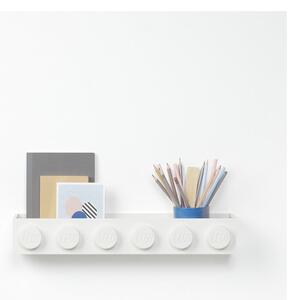 Dziecięca biała półka ścienna LEGO® Sleek