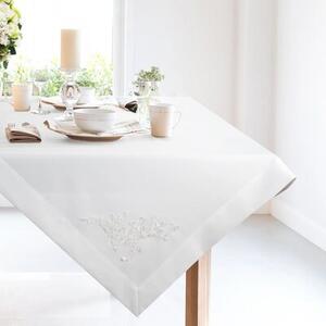 Obrus EUROFIRANY Bari 85 x 85 cm BiaÅy