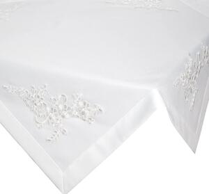 Obrus EUROFIRANY Bari 85 x 85 cm BiaÅy